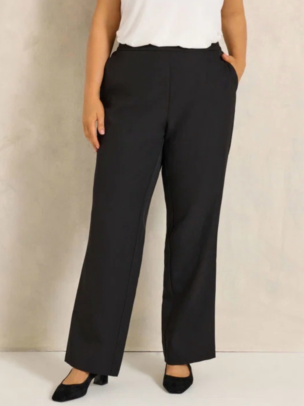 Tummy control Black Women's Dress Trousers 14